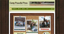 Desktop Screenshot of camppeacefulpines.org